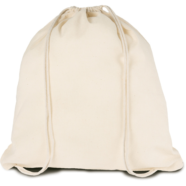 Sacs à dos cordon personnalisables en coton