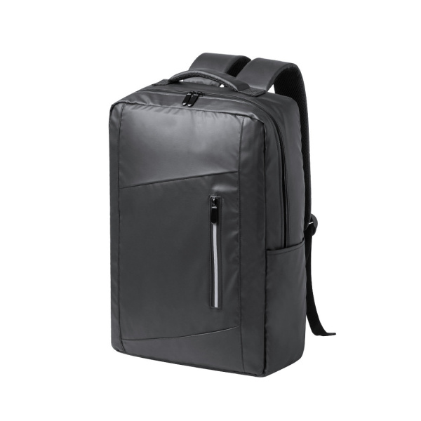Élégant sac à dos en similicuir noir