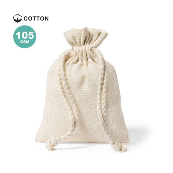 Pochette cadeau publicitaire coton 10x14