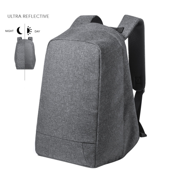 Sac à dos antivol réfléchissant publicitaire