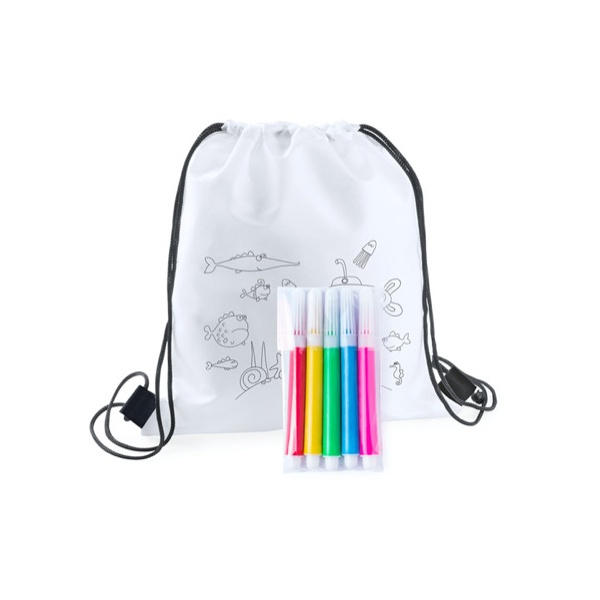 Sac à dos à colorier pour enfants