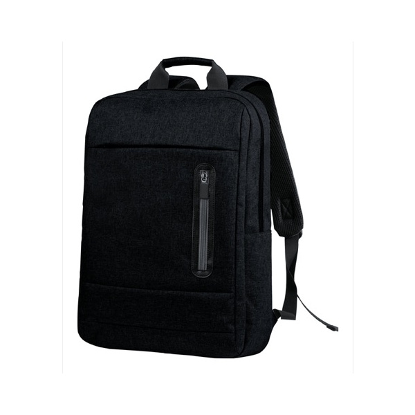 Sac à dos publicitaire avec plusieurs compartiments avec fermeture à zip