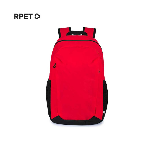 Sac à dos en plastique recyclé RPET avec compartiment pour PC.