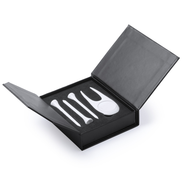 Kit d'accessoires à golf publicitaire dans coffret élégant