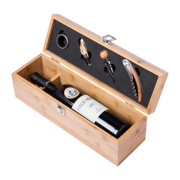 Coffret à vin avec logo promotionnel