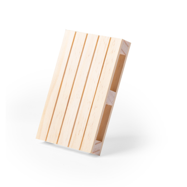 Sous-verre en bois naturel