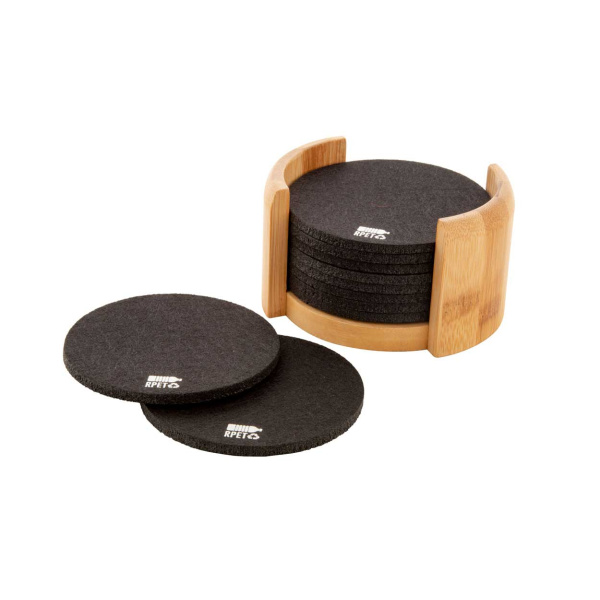 Lot sous-verres en feutre RPET