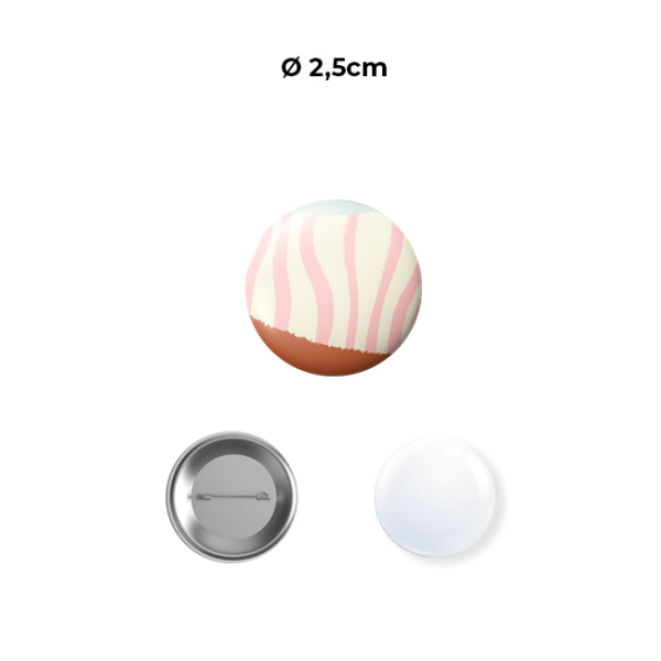 Pin’s de 2,5 cm de diamètre