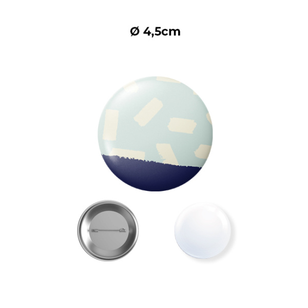 Pin’s de 4,5 cm de diamètre