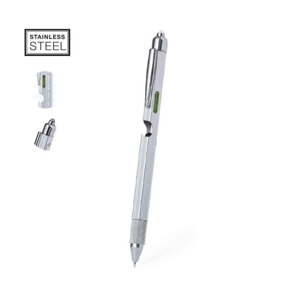 Stylo à 8 fonctions avec embout tactile