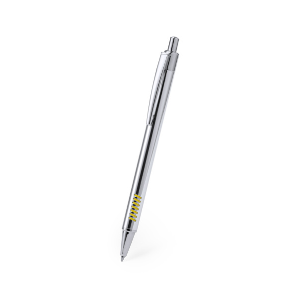 Stylo en aluminium avec grip coloré