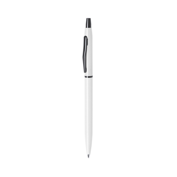 Stylo bicolore avec détails noirs