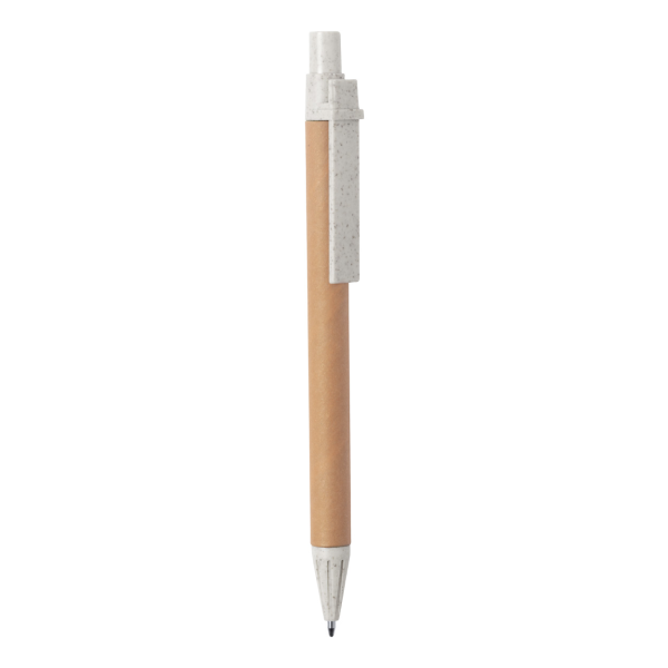 Stylo écologique en carton et paille de blé