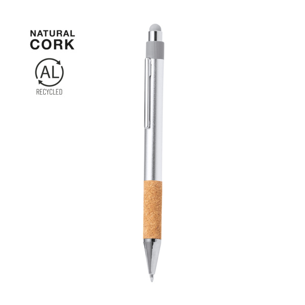 Stylo avec embout tactile et grip en liège