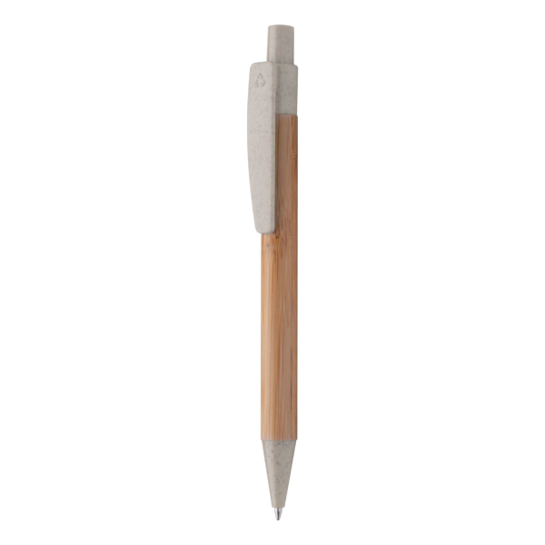 Stylos publicitaires personnalisés en bambou et bioplastique