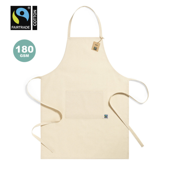 Tablier personnalisable en coton fairtrade