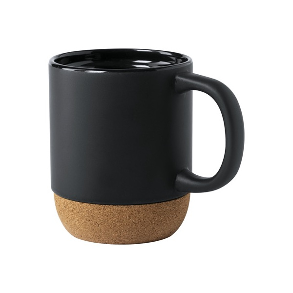 Tasse en céramique personnalisée avec base en liège