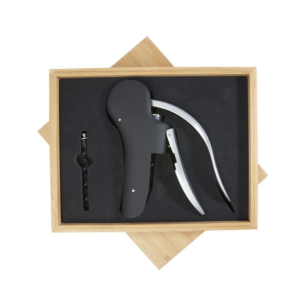 Élégant tire-bouchon à vin dans un coffret cadeau raffiné