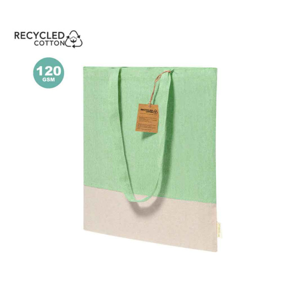 Sac de plage bicolore en coton recyclé | 120gr