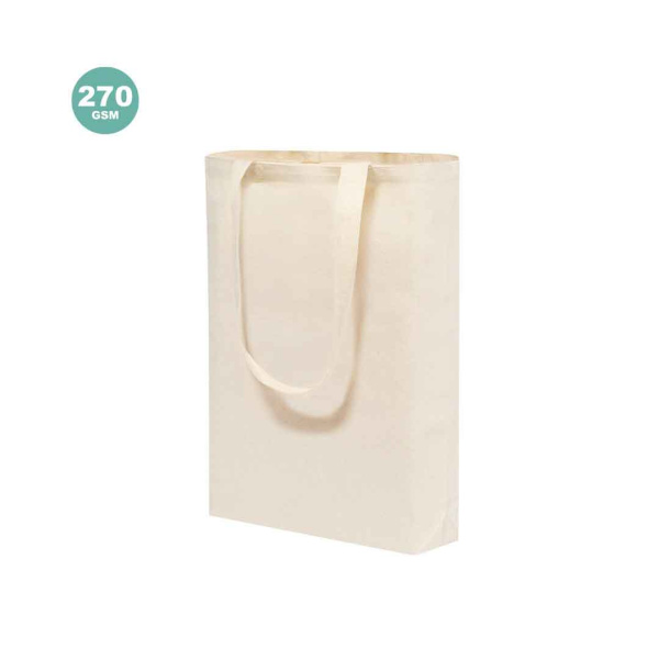 Tote bag en toile 270g et longues anses