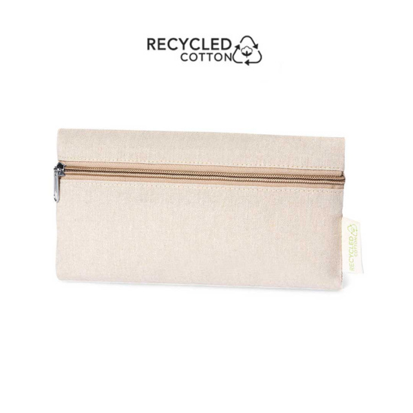Trousse en coton recyclé personnalisable