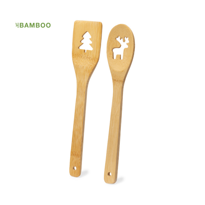 Set de cuisine de Noël en bambou