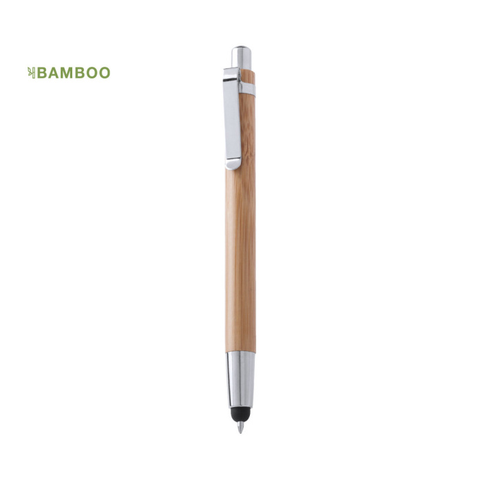 Stylo stylet élégant en bambou