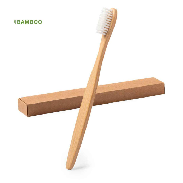 Brosse à dents en bambou personnalisable