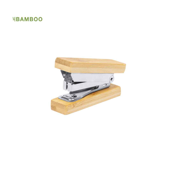 Agrafeuse en bambou pratique
