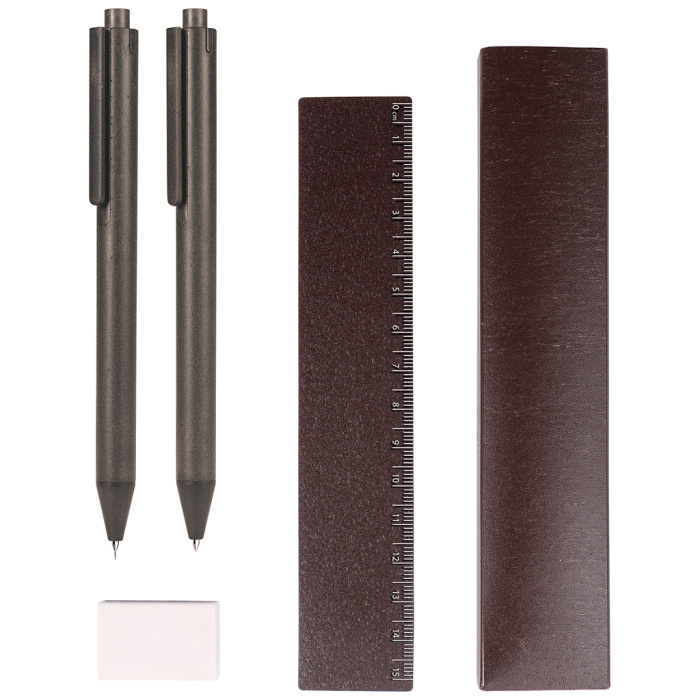 Kit d'écriture personnalisable en fibre de café