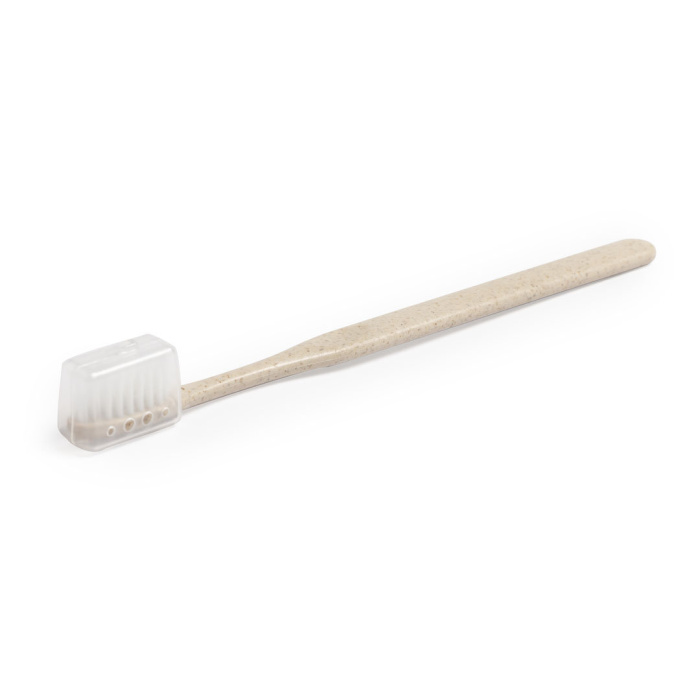 Brosse à dents publicitaire en paille de blé
