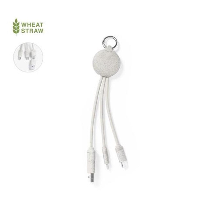 Câble de recharge personnalisable Paille de Blé
