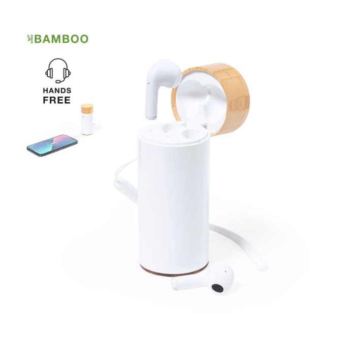 Écouteurs intra-auriculaires avec batterie externe intégrée