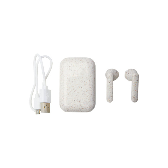 Écouteurs en paille de blé True Wireless