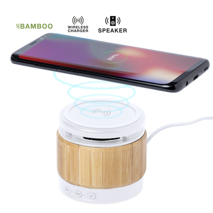 Enceinte chargeur personnalisable