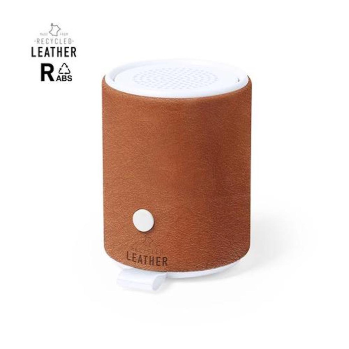 Enceinte personnalisable en Cuir Recyclé