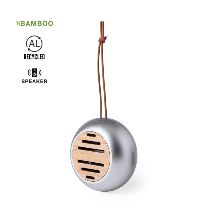 Enceinte portable en aluminium recyclé
