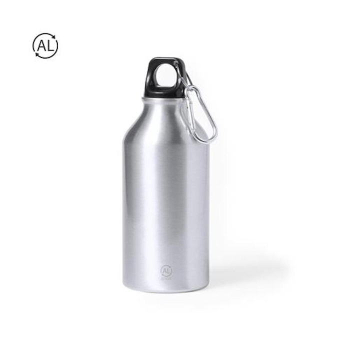 Gourde publicitaire avec mousqueton 400 ml