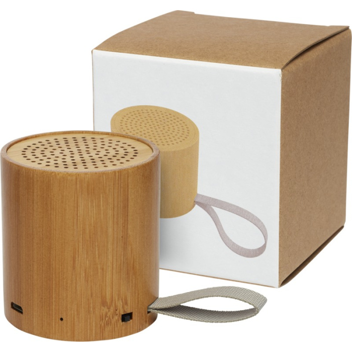 Enceinte Bluetooth en bambou