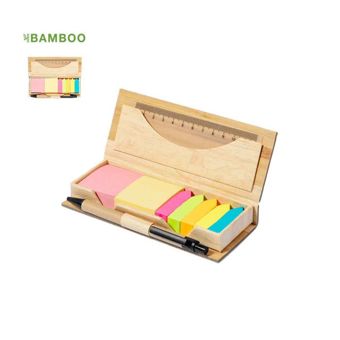 Coffret de bureau en bambou
