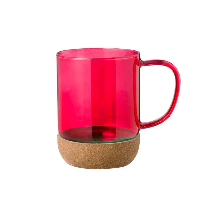 Mug en verre transparent coloré | 450ml
