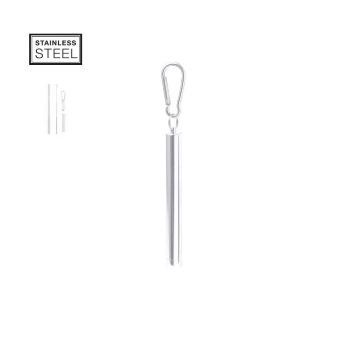 Paille réutilisable en acier inoxydable