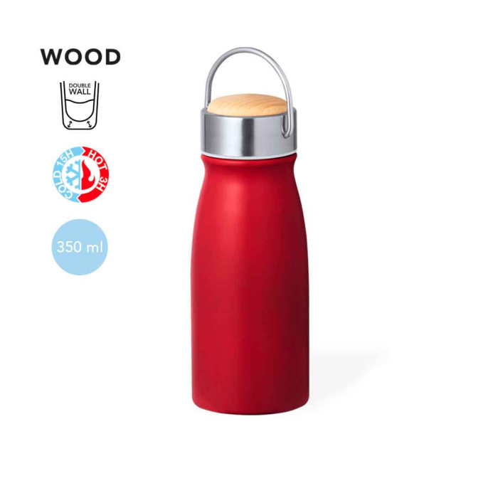 Petite gourde thermique colorée de 350 ml