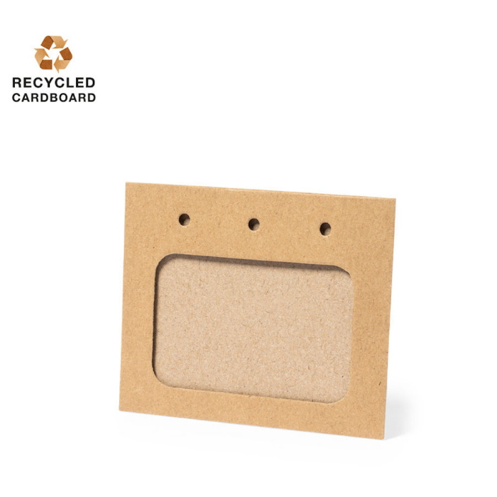 Porte-badge publicitaire en carton recyclé