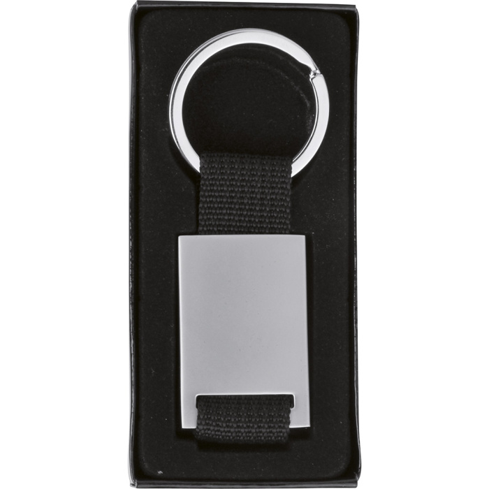 Porte-clé en métal avec détails coloré