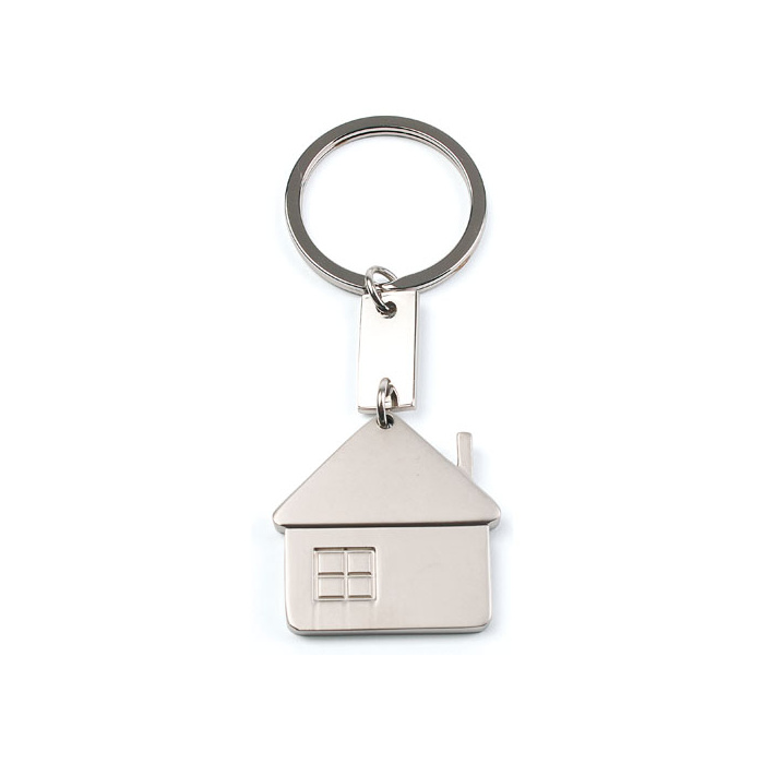 Porte-clés maison avec finition mate
