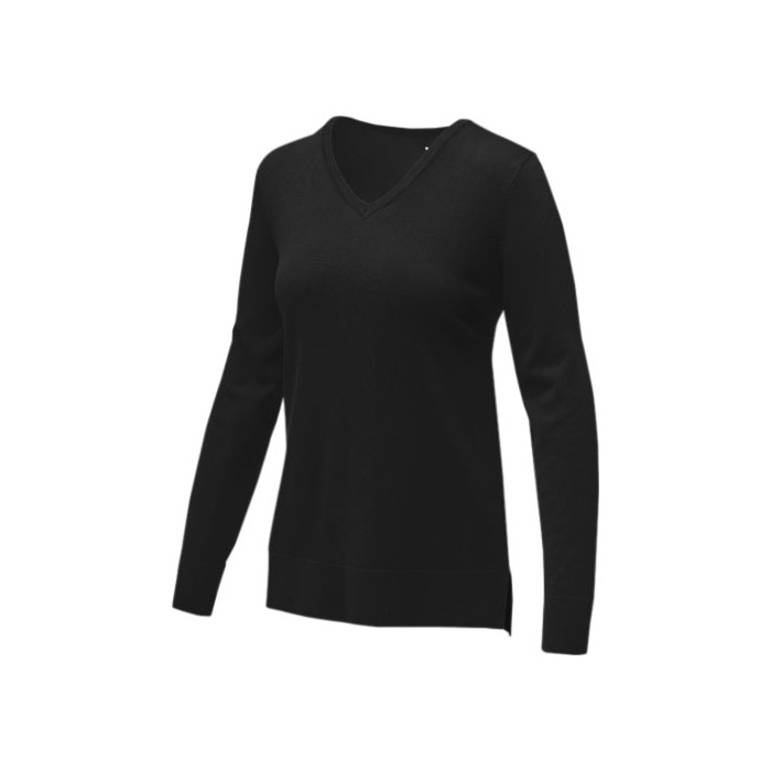 Pull publicitaire col en V pour femme