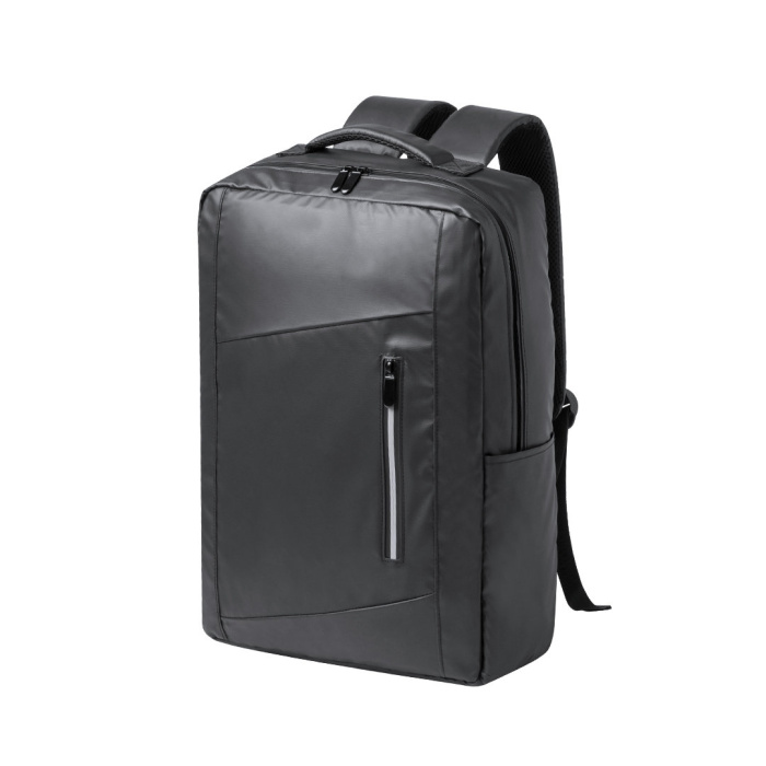 Élégant sac à dos en similicuir noir