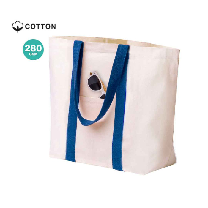 Sac de plage avec anses colorées, 280g