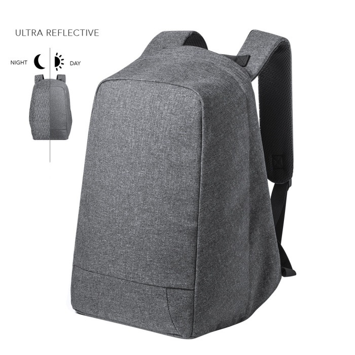 Sac à dos antivol réfléchissant publicitaire